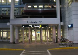 O'Hare terminal 5 arrivals door 5D