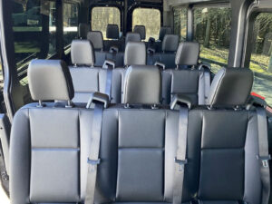 14-passenger Mercedes Benz Sprinter seats