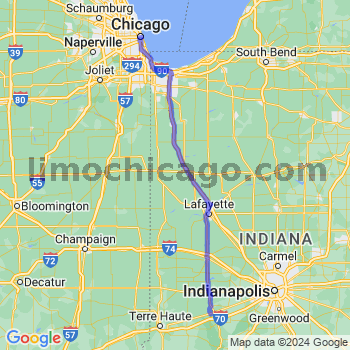 Limousine service to Chicago Loop