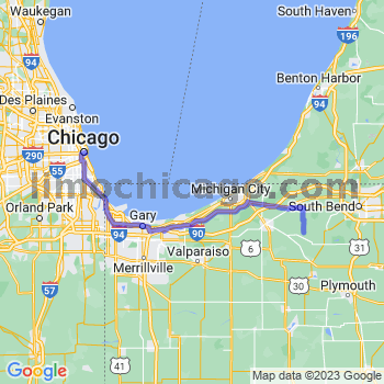 Limousine service to Chicago Loop