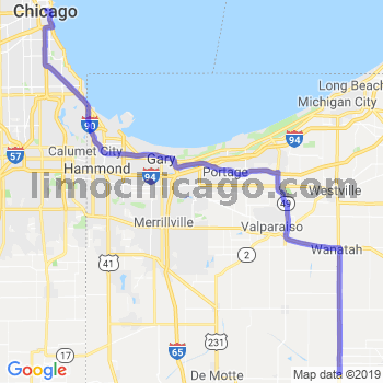 Limousine service to Chicago Loop