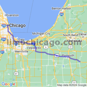 Limousine service to Chicago Loop