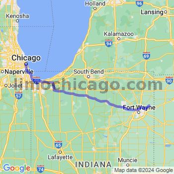 Limousine service to Chicago Loop