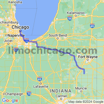 Limousine service to Chicago Loop