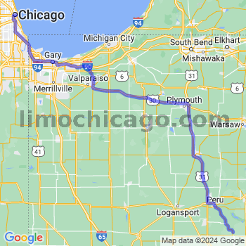 Limousine service to Chicago Loop