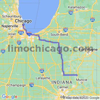 Limousine service to Chicago Loop