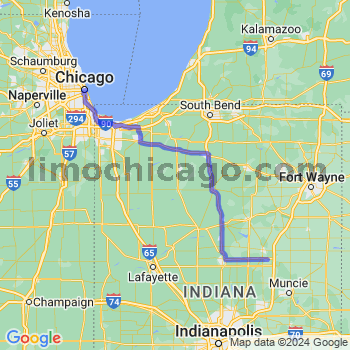 Limousine service to Chicago Loop