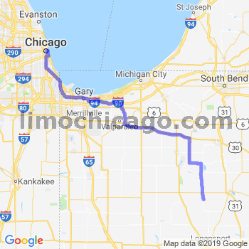 Limousine service to Chicago Loop