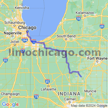 Limousine service to Chicago Loop