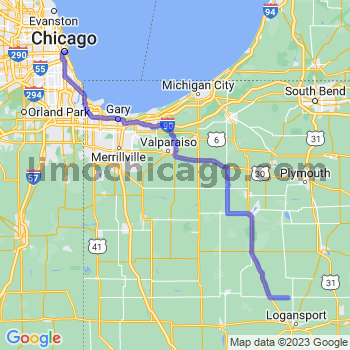 Limousine service to Chicago Loop