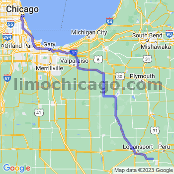 Limousine service to Chicago Loop