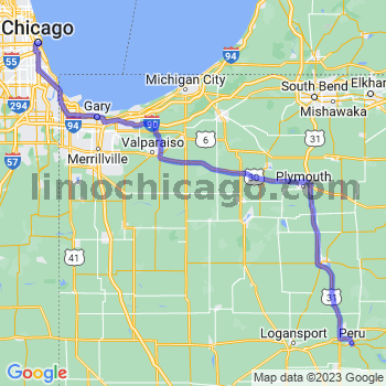 Limousine service to Chicago Loop