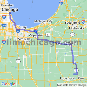 Limousine service to Chicago Loop