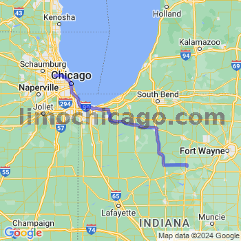 Limousine service to O'Hare airport (ORD)