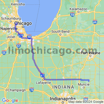 Limousine service to O'Hare airport (ORD)