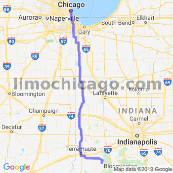 Limousine service to Chicago Loop