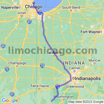 Limousine service to Chicago Loop