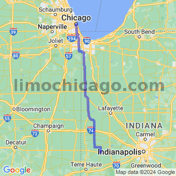 Limousine service to Chicago Loop