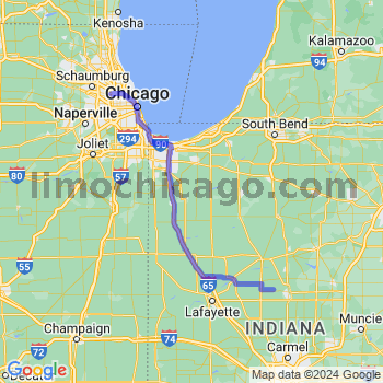 Limousine service to O'Hare airport (ORD)