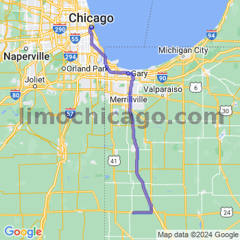 Limousine service to Chicago Loop