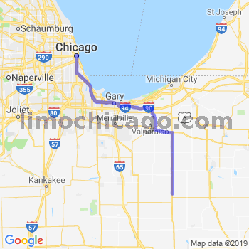 Limousine service to Chicago Loop