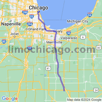 Limousine service to Chicago Loop