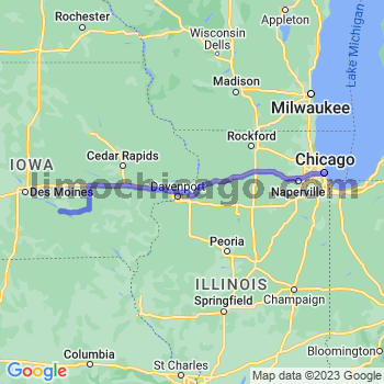 Limousine service to Chicago Loop