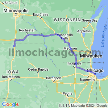 Limousine service to Chicago Loop