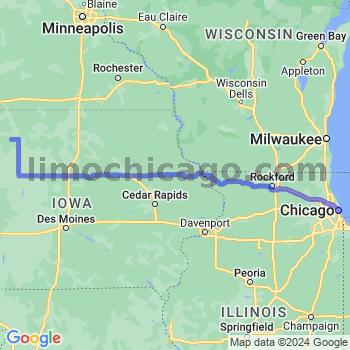 Limousine service to Chicago Loop