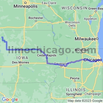 Limousine service to Chicago Loop