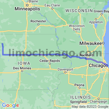 Limousine service to Chicago Loop