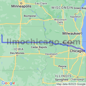 Limousine service to Chicago Loop