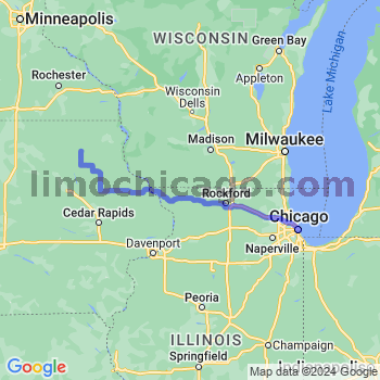 Limousine service to Chicago Loop