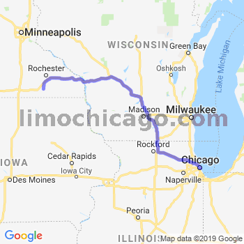 Limousine service to Chicago Loop