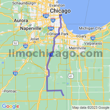 Limousine service to Chicago Loop