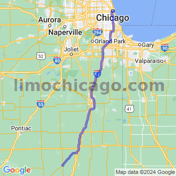 Limousine service to Chicago Loop