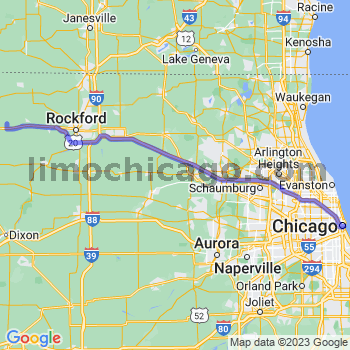 Limousine service to Chicago Loop