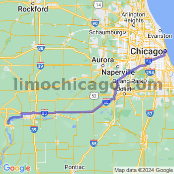 Limousine service to Chicago Loop