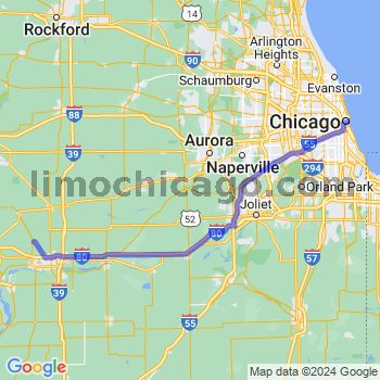 Limousine service to Chicago Loop