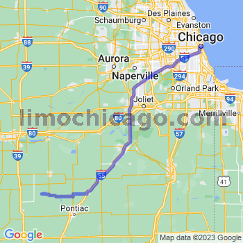 Limousine service to Chicago Loop