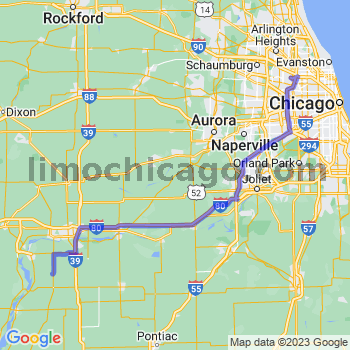 Limousine service to O'Hare airport (ORD)