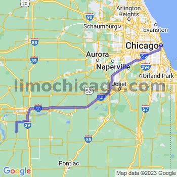 Limousine service to Chicago Loop