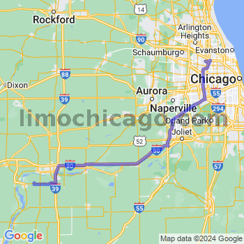 Limousine service to O'Hare airport (ORD)