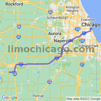 Limousine service to Chicago Loop