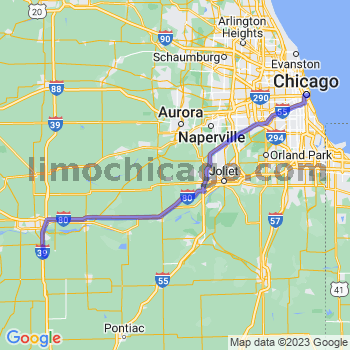 Limousine service to Chicago Loop