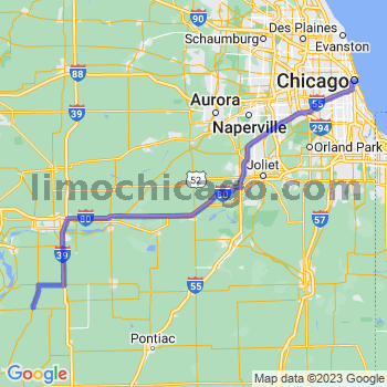 Limousine service to Chicago Loop