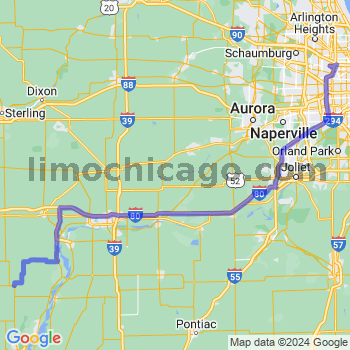 Limousine service to O'Hare airport (ORD)