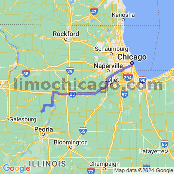 Limousine service to Chicago Loop