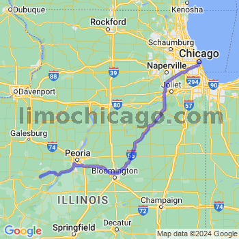 Limousine service to Chicago Loop