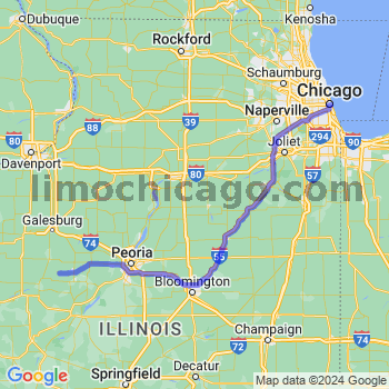 Limousine service to Chicago Loop